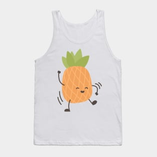 Squishy Cute Kawaii Pineapple, me Squishies Holiday Team Tank Top